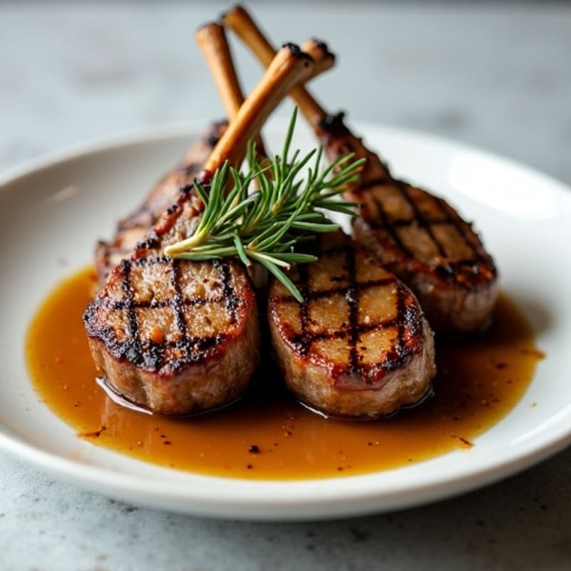 Rosemary-Garlic Grilled Lamb Chops