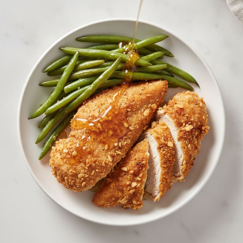 Buttermilk Fried Chicken with Honey Glaze