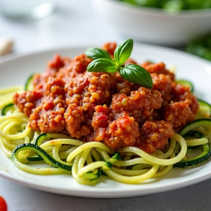 Protein-Packed Turkey and Zucchini Noodle Marinara