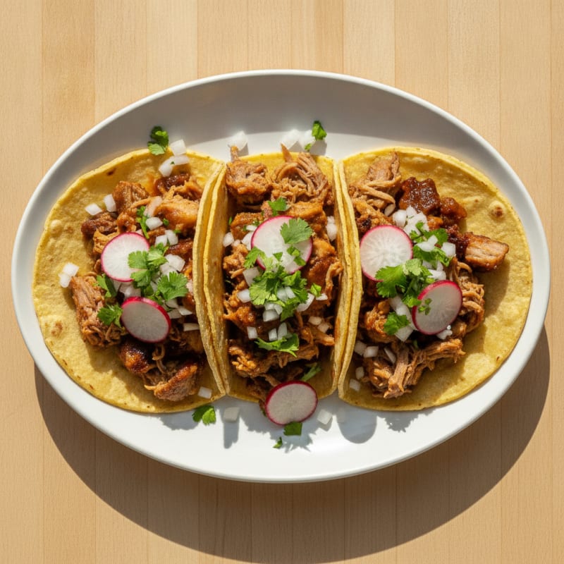 Slow-Cooked Pork Carnitas Tacos