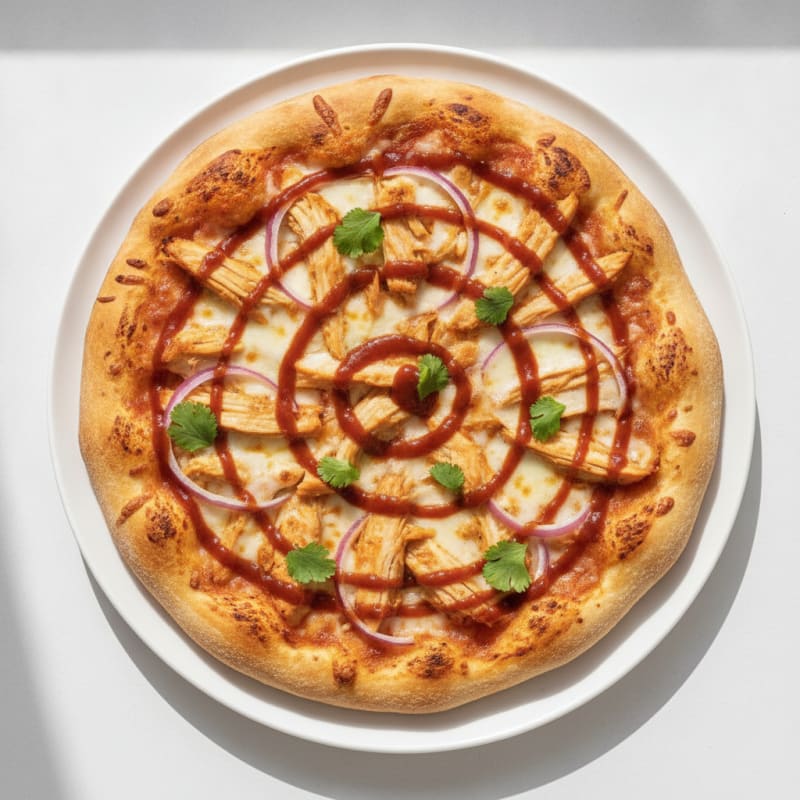 High-Protein BBQ Chicken Pizza