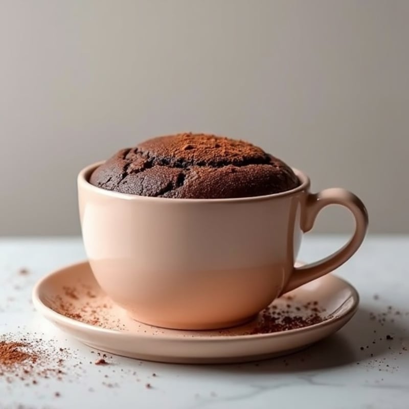 High-Protein Chocolate Fudge Mug Cake