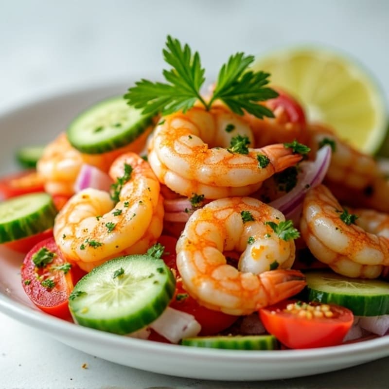 Citrus-Marinated Shrimp and Avocado Ceviche