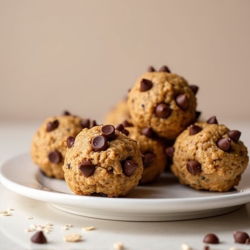 Healthy Chocolate Chip Protein Cookie Dough Bites