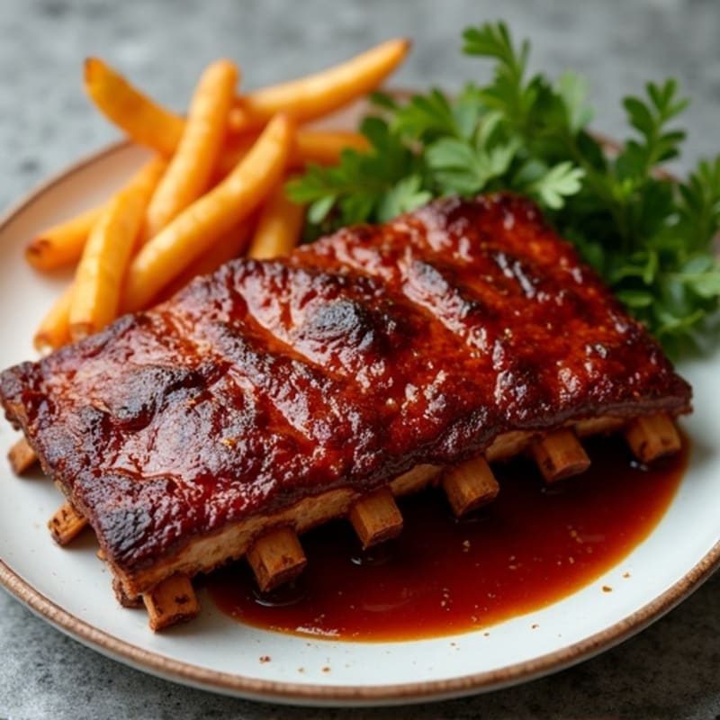 Tender Slow-Smoked Pork Ribs with Zesty BBQ Spice Rub