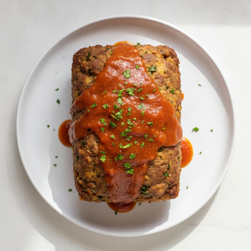 Homestyle Herb and Garlic Meatloaf