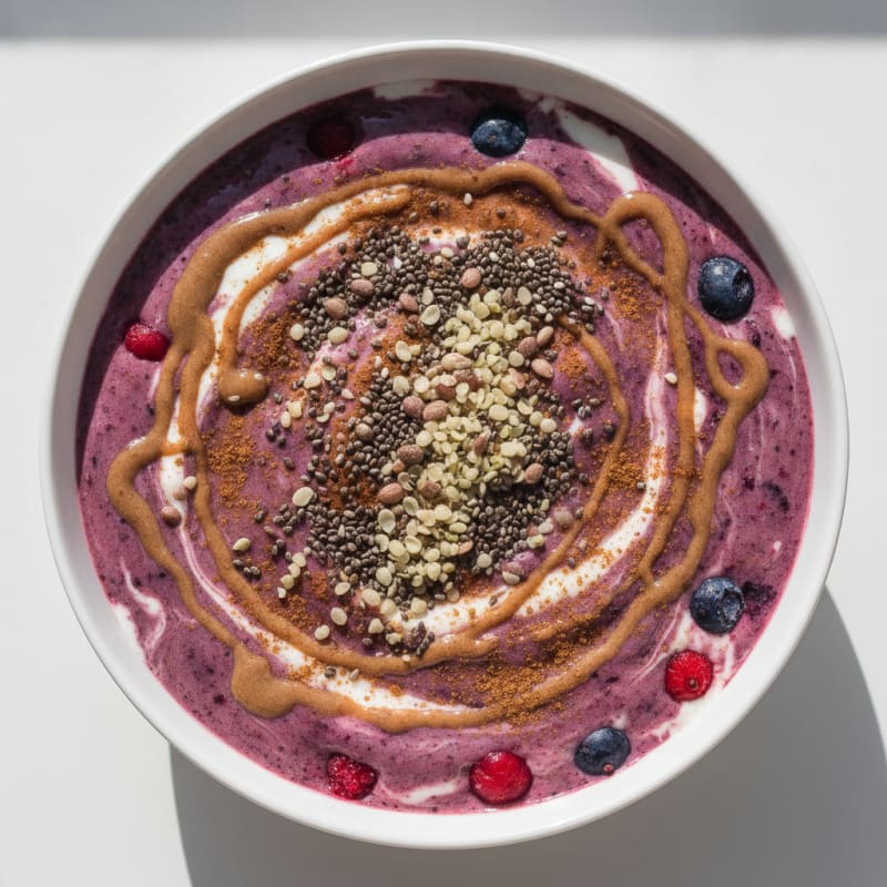 Berry Chia Protein Smoothie