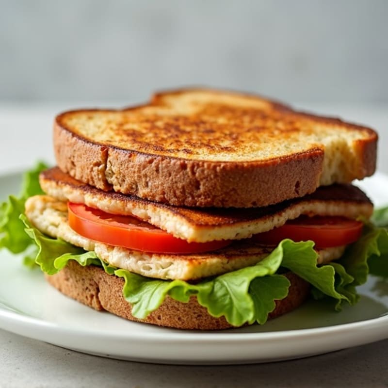 Crispy Grilled Turkey Pesto Sandwich