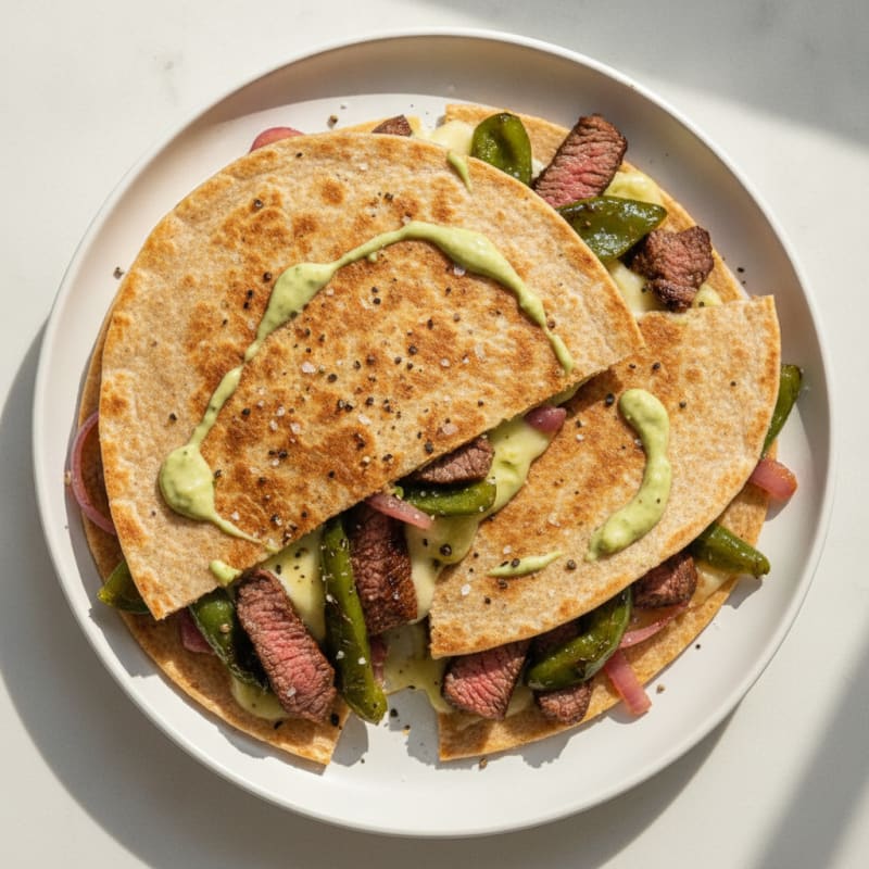 Steak and Poblano Quesadillas