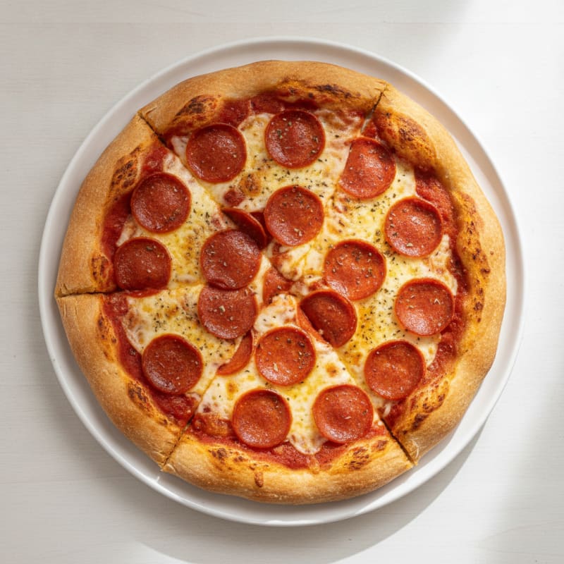 Stuffed Crust Pepperoni Pizza