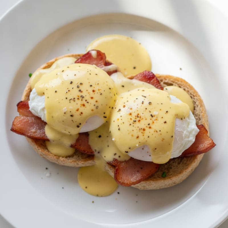 Classic Eggs Benedict with Hollandaise