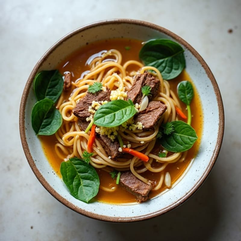 Ginger-Lemongrass Beef Noodle Soup