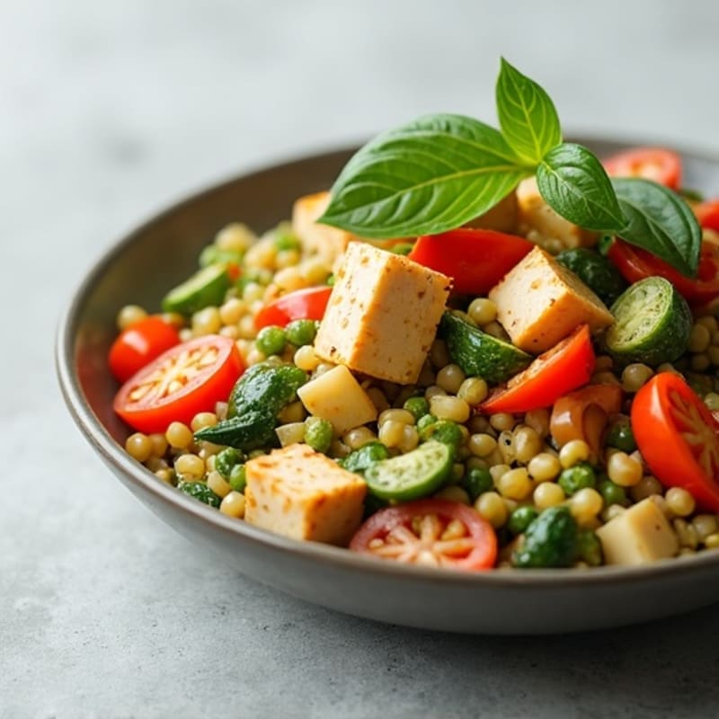 Creamy Lentil and Vegetable Stir Fry