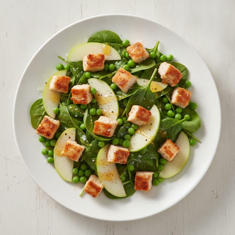 Sweet Chicken and Pea Protein Power Salad