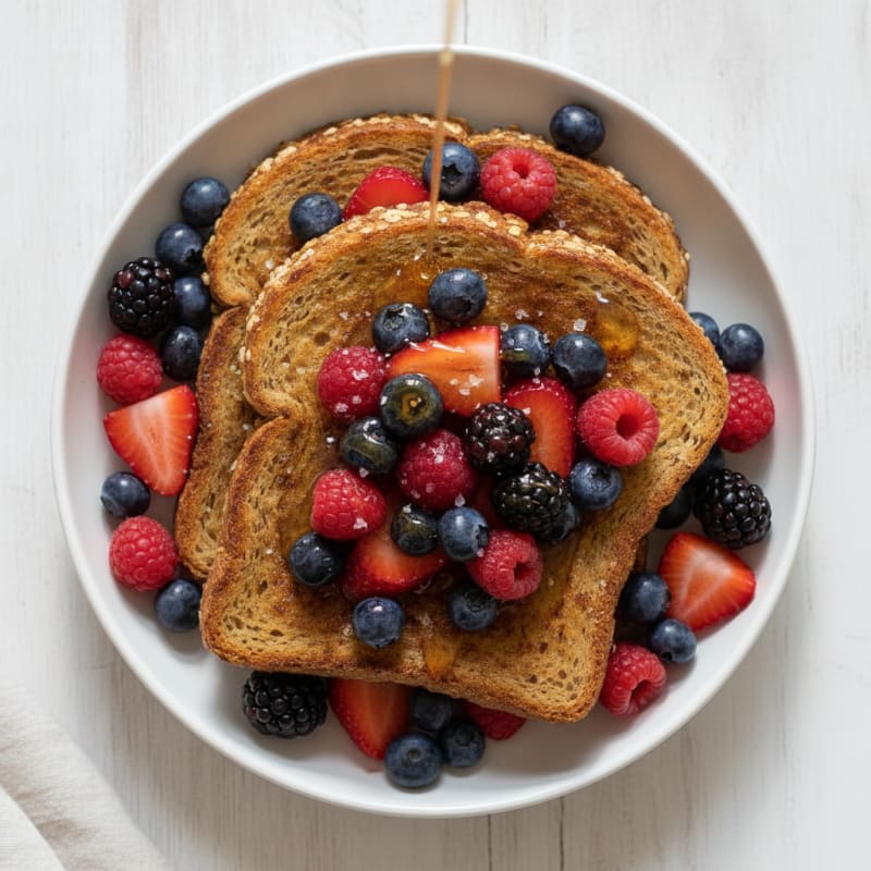 High-Protein Berry French Toast