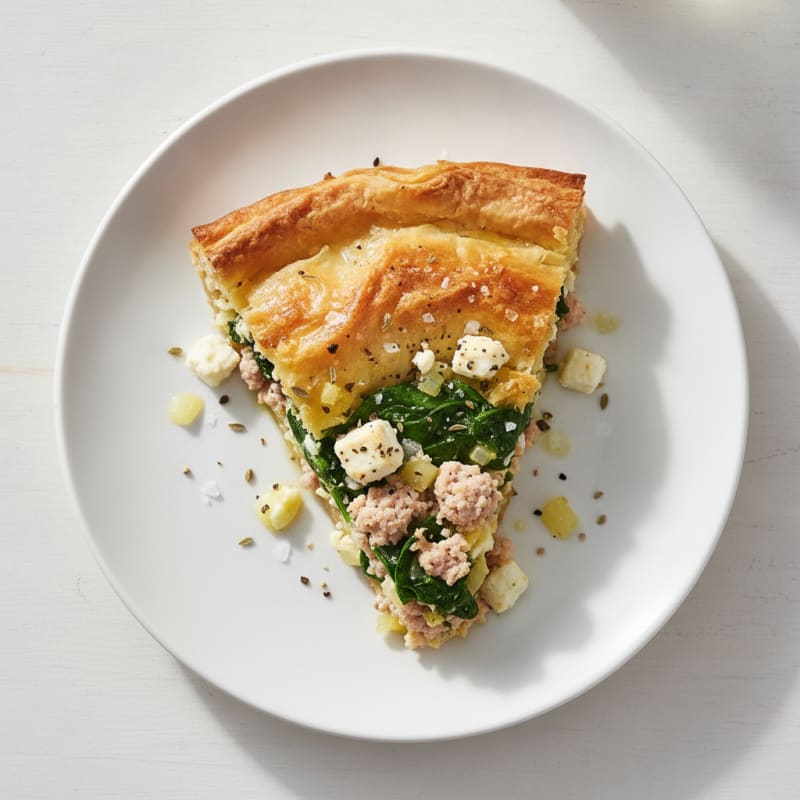 Spinach and Feta Phyllo Pie