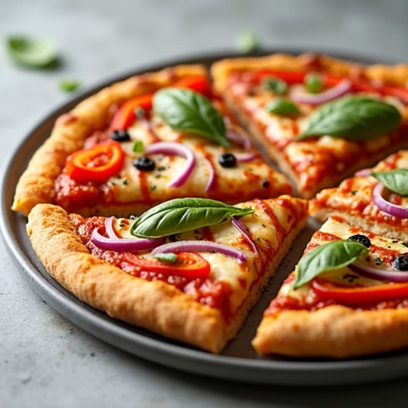 Crispy High-Protein BBQ Chicken Pizza