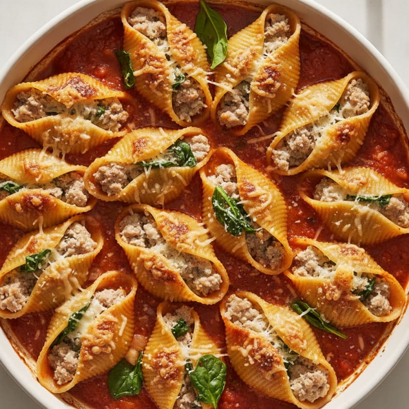 Spinach & Ricotta Stuffed Shells