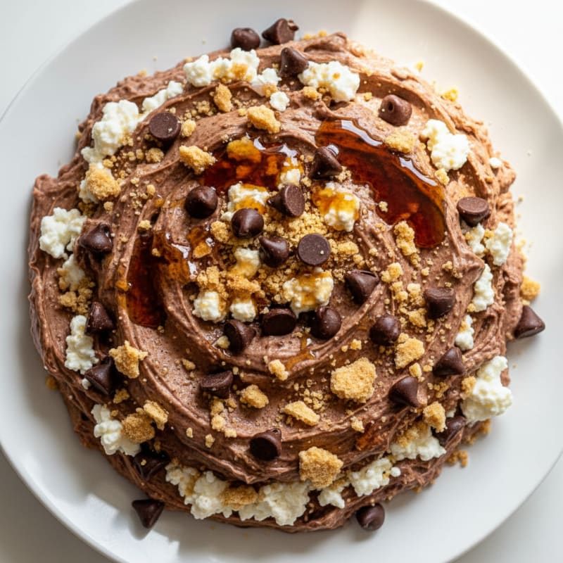 High-Protein Chocolate Cheesecake Parfait