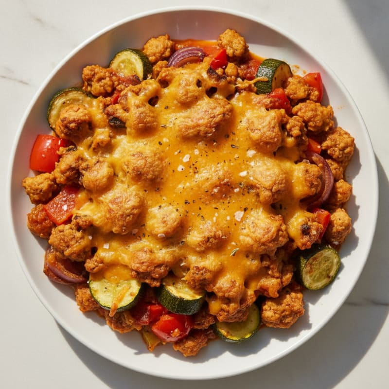 Turkey and Roasted Vegetable Casserole