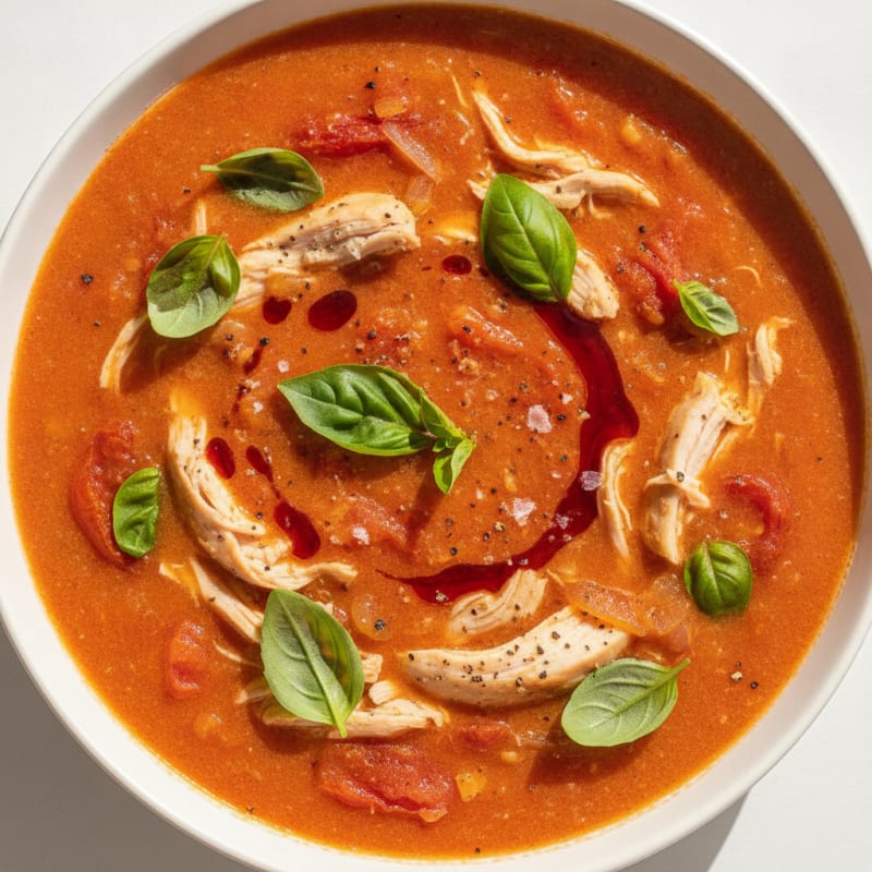 Roasted Tomato Basil Soup