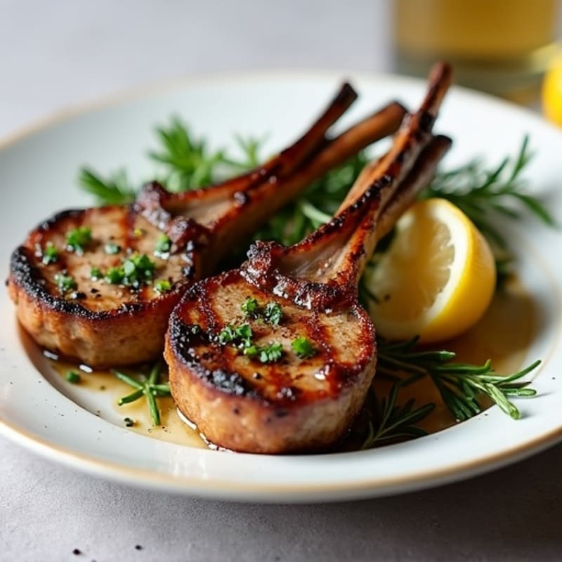 Grilled Herb Lamb Chops
