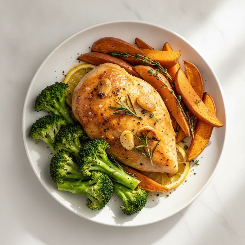 Garlic Herb Roasted Chicken Breast