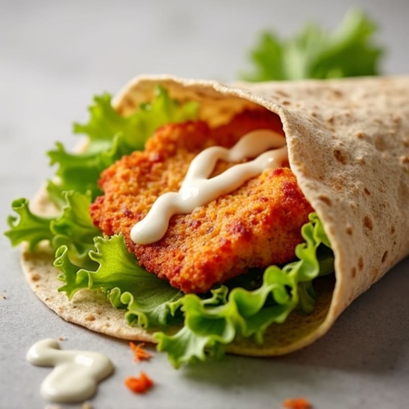 Crispy Buffalo Ranch Chicken Wrap