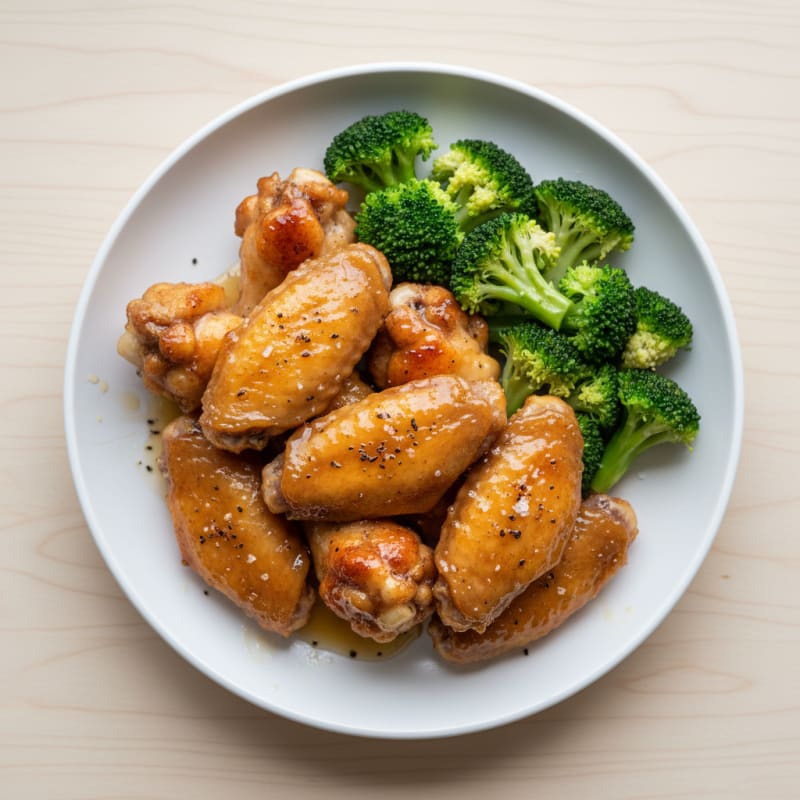 Crispy Honey-Glazed Chicken Wings