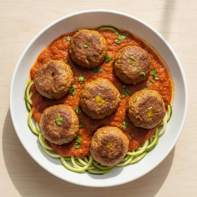 Classic Beef Meatballs in Marinara