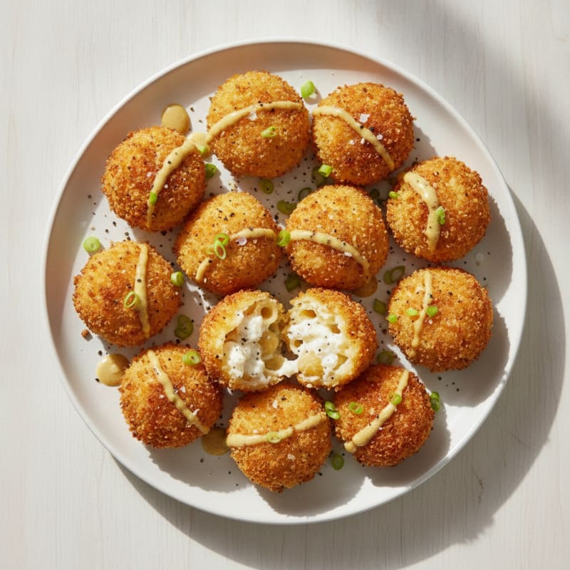 Golden Mac & Cheese Bites