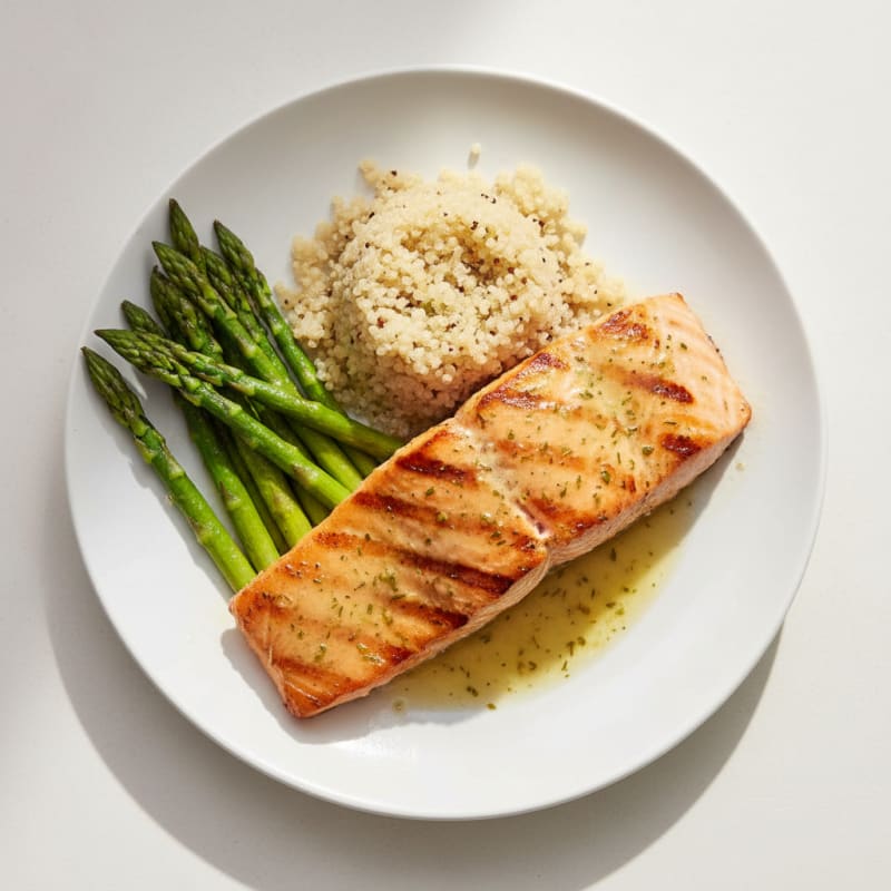 Golden Lemon-Herb Grilled Salmon