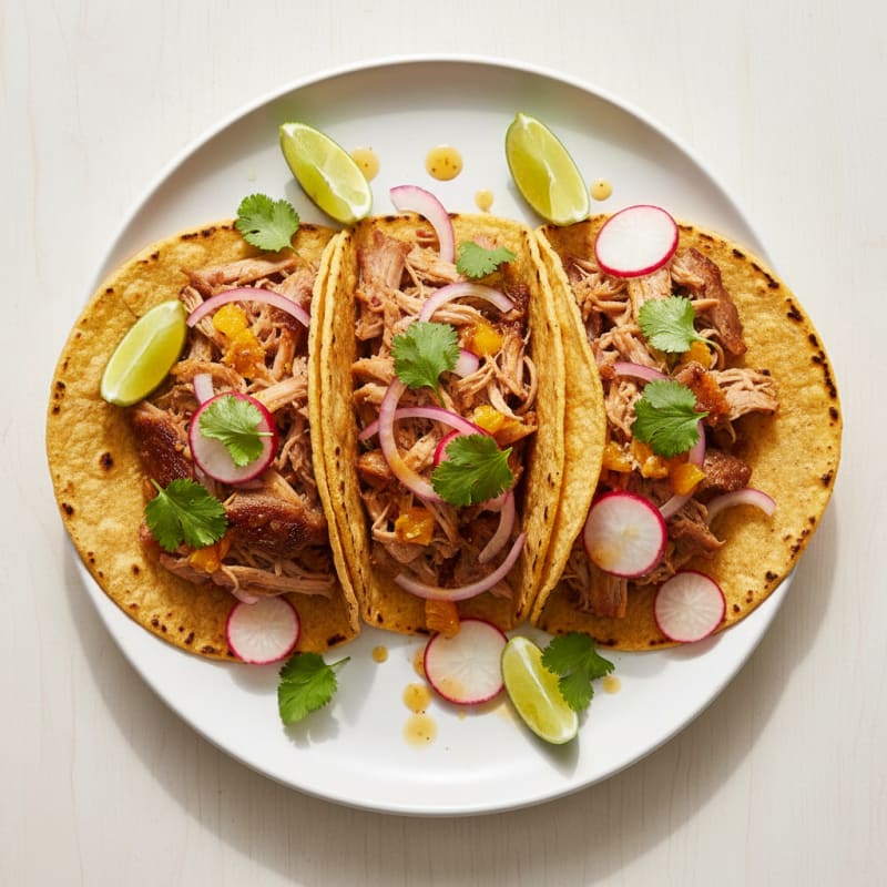 Slow-Cooked Pork Carnitas Tacos
