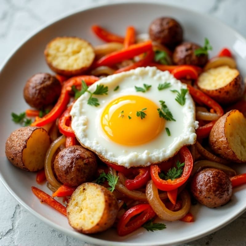 Sheet Pan Italian Sausage and Roasted Potato Hash
