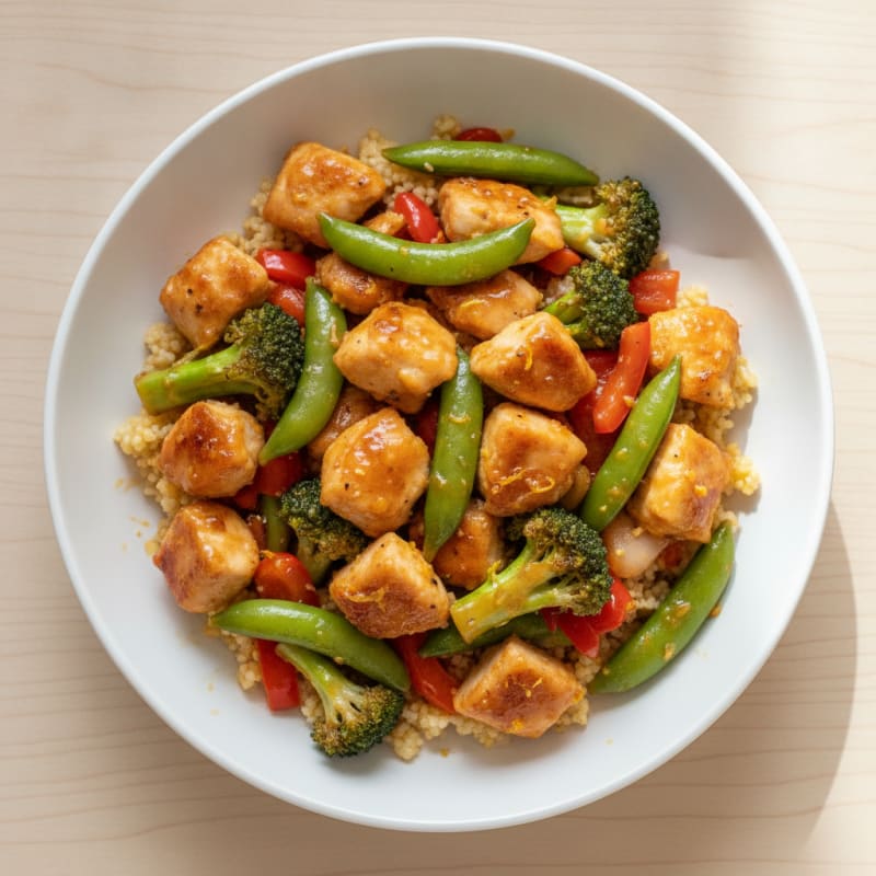 Orange Glazed Chicken Stir-Fry