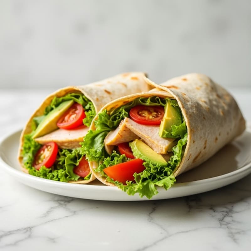 Fresh Turkey Avocado Wrap