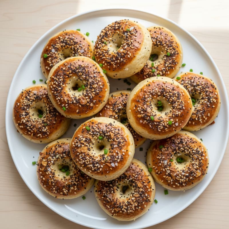 Everything Cottage Cheese Bagel Bites