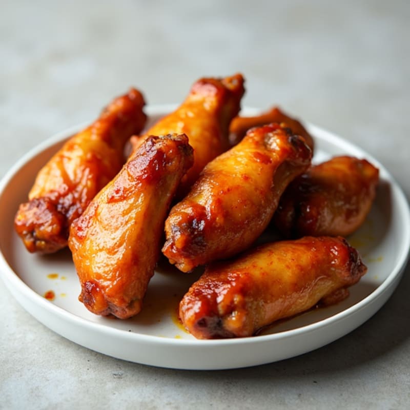 Sticky Honey Garlic Baked Chicken Wings