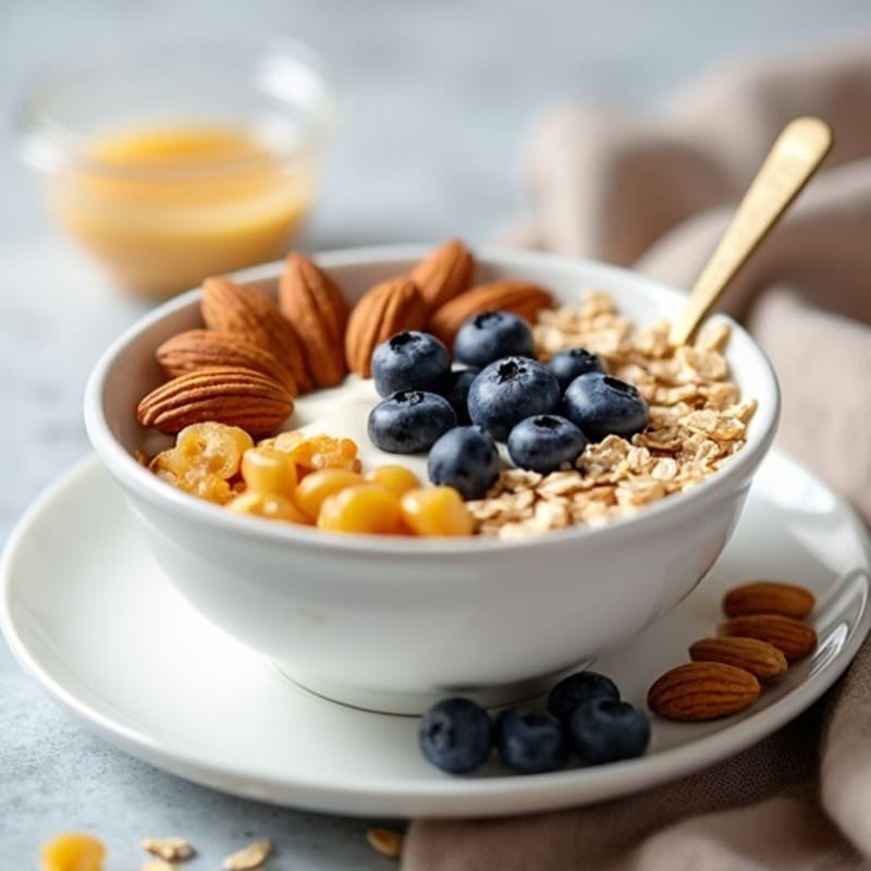 Creamy Greek Yogurt Power Bowl with Honey-Almond Crunch