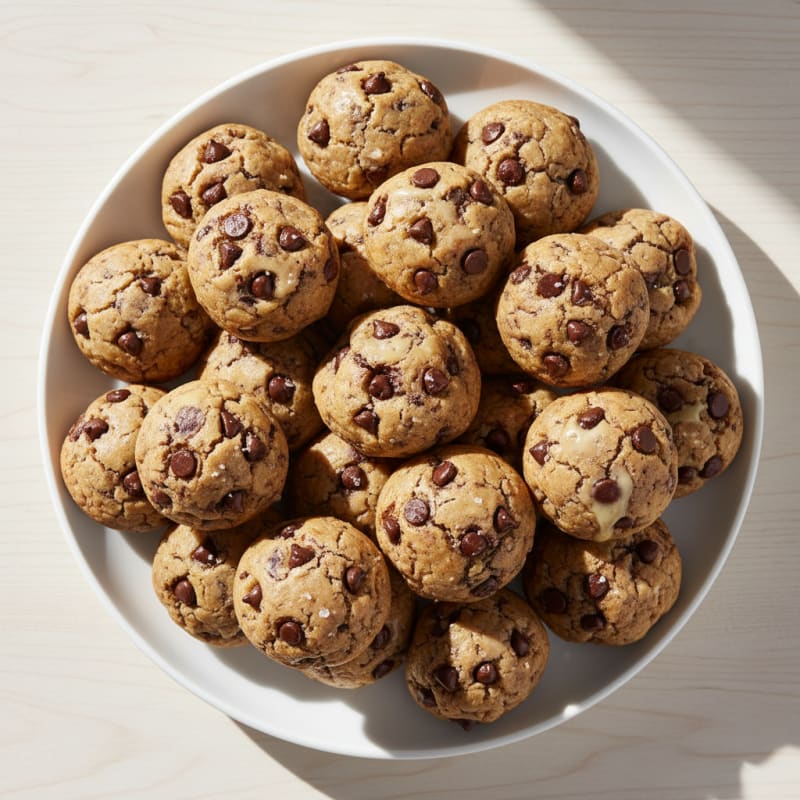 Chewy Chocolate Chip Cookie Dough Bites