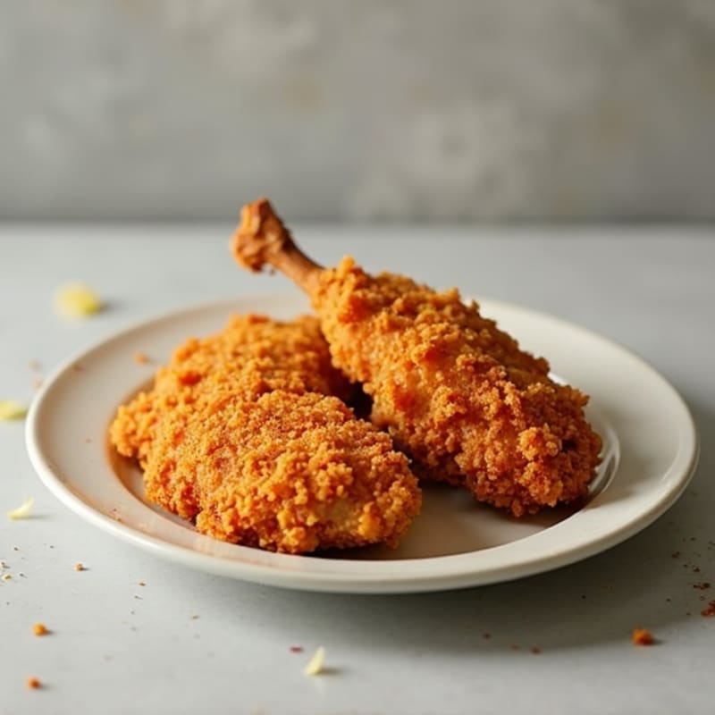 Crispy Almond-Flour Oven-Fried Chicken