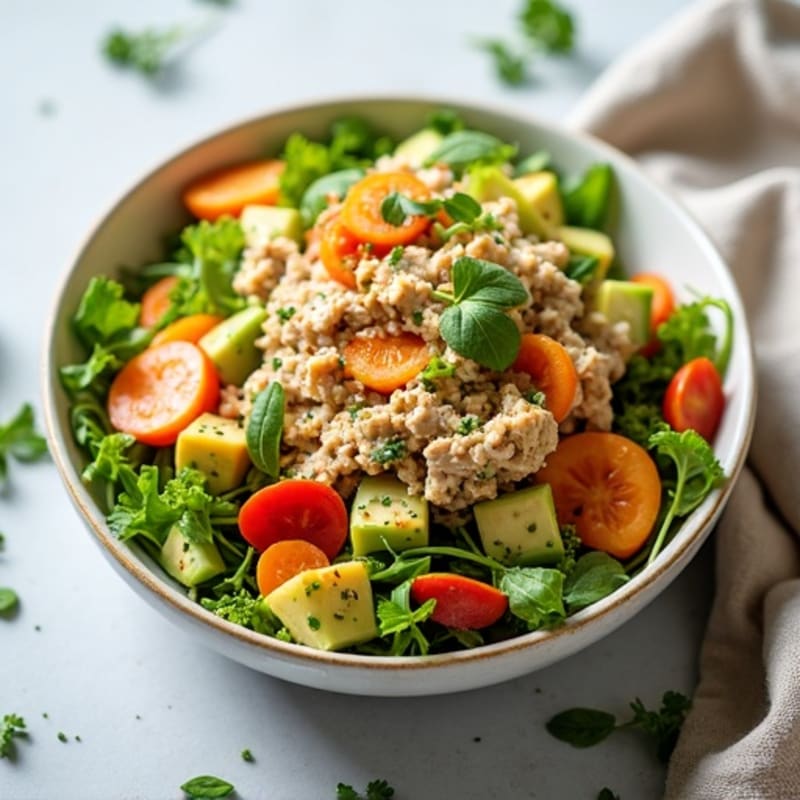 Herb-Citrus Tuna Salad with Crunchy Vegetables
