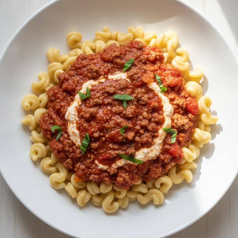 High-Protein Spaghetti Bolognaise with Extra Lean Beef