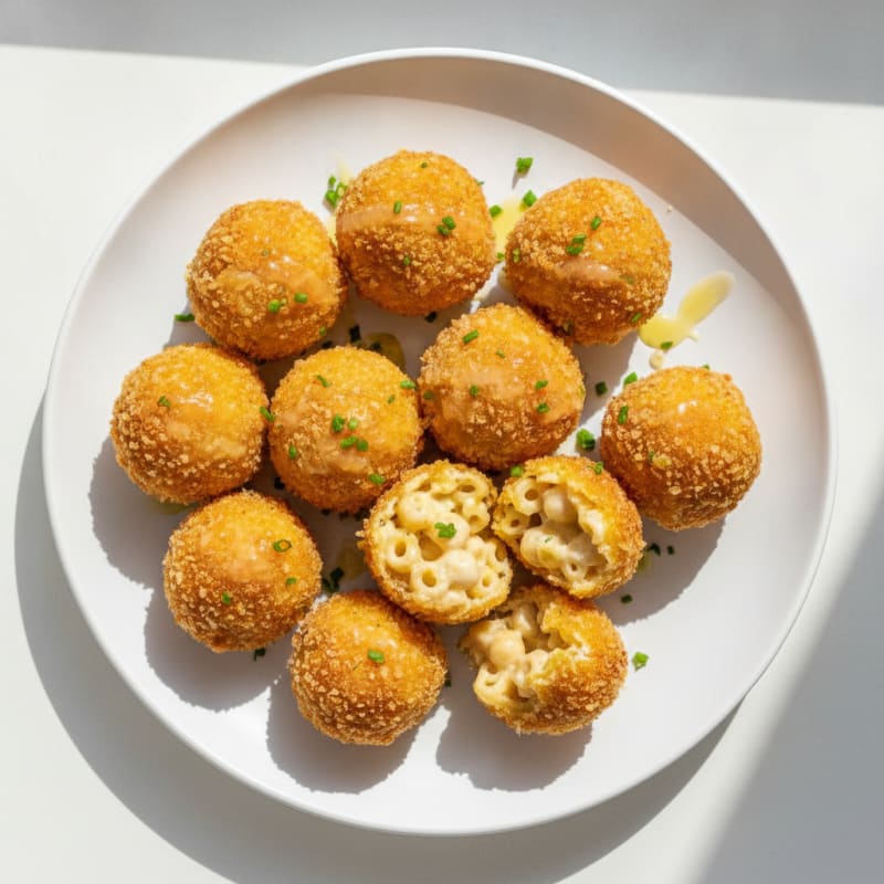 Crispy High-Protein Mac and Cheese Bites