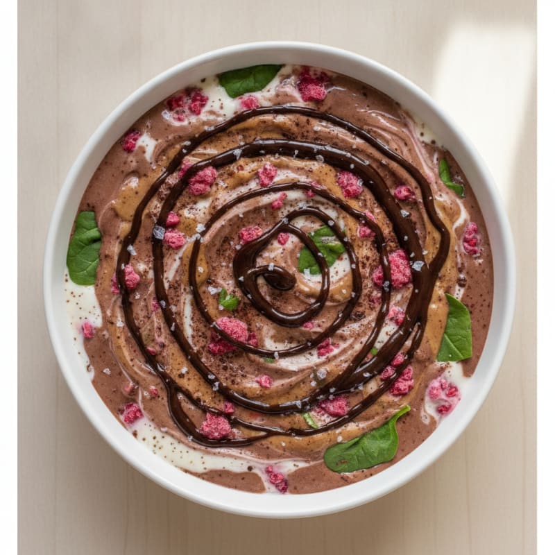 Raspberry Chocolate Protein Shake