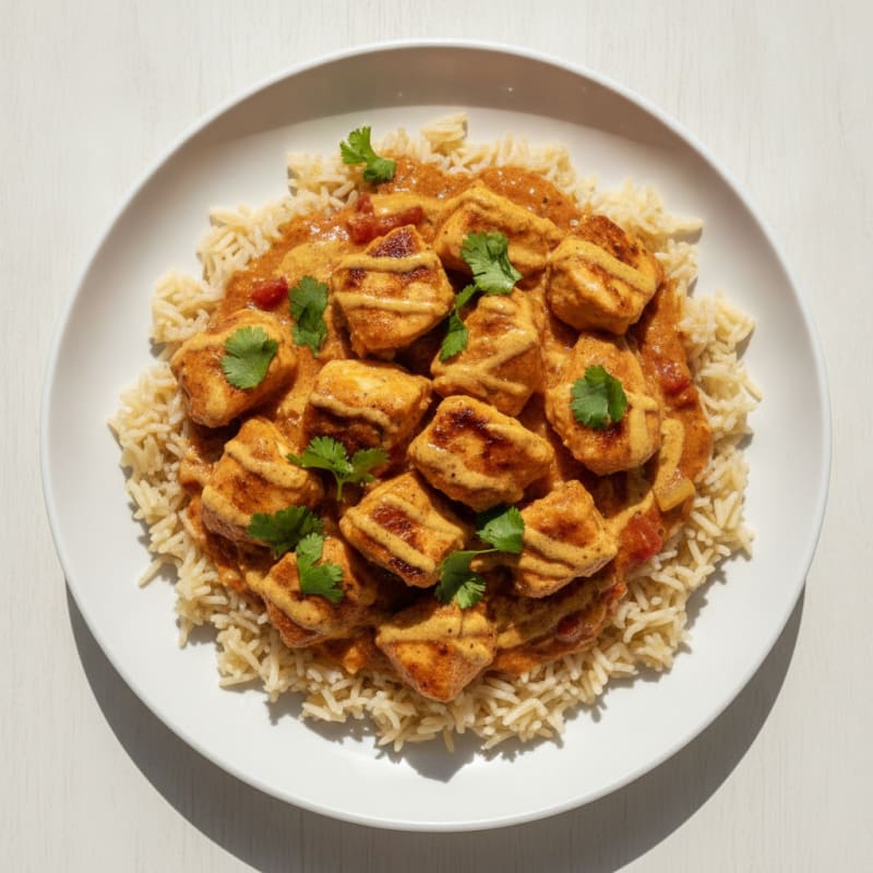 Spiced Butter Chicken with Basmati Rice