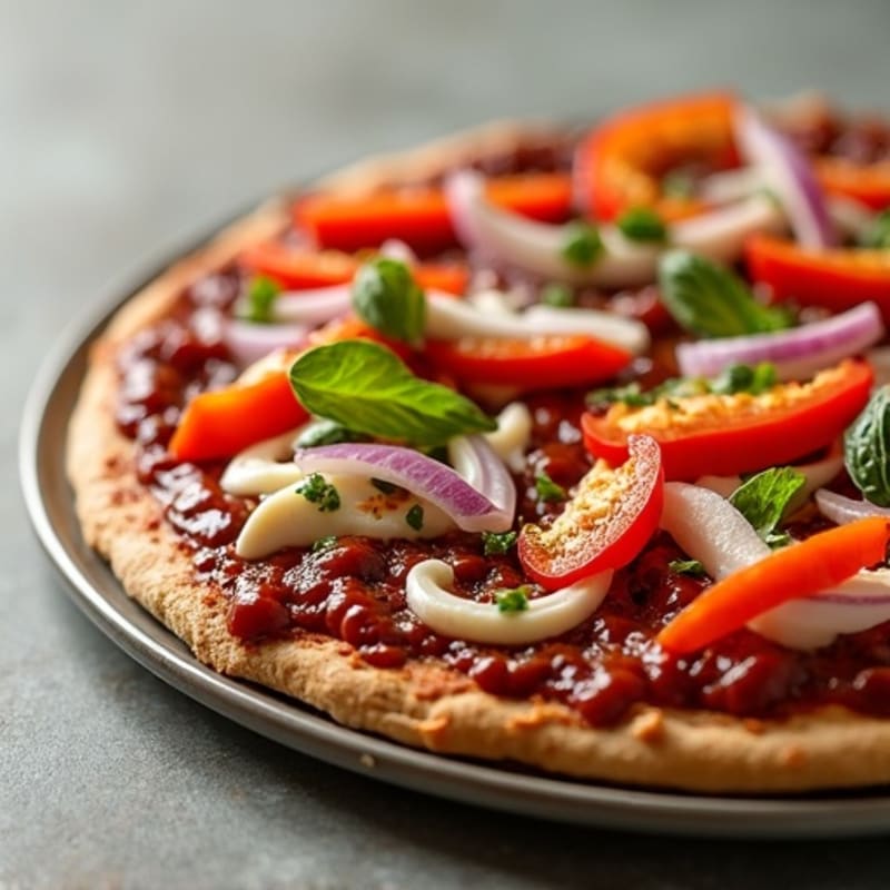 High-Protein BBQ Chicken Pizza