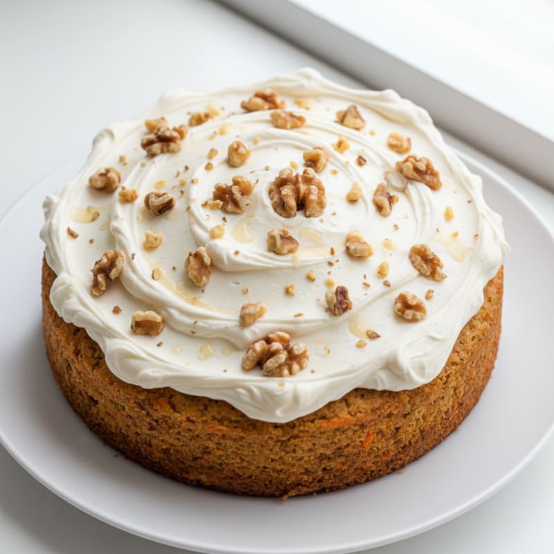 Spiced Carrot Cake with Cream Cheese Frosting