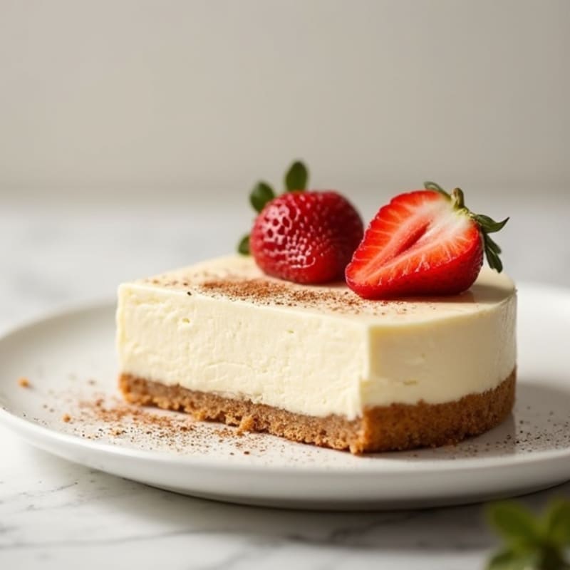 Creamy Greek Yogurt Protein Cheesecake