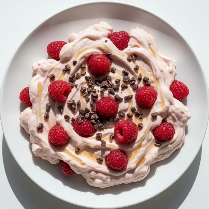 Silky Greek Yogurt Protein Mousse with Berries